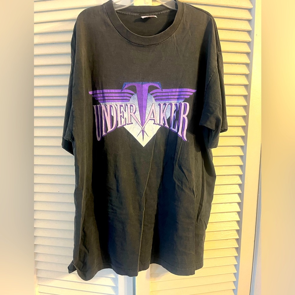 WWF WCW WWE vintage UNDERTAKER tee XL